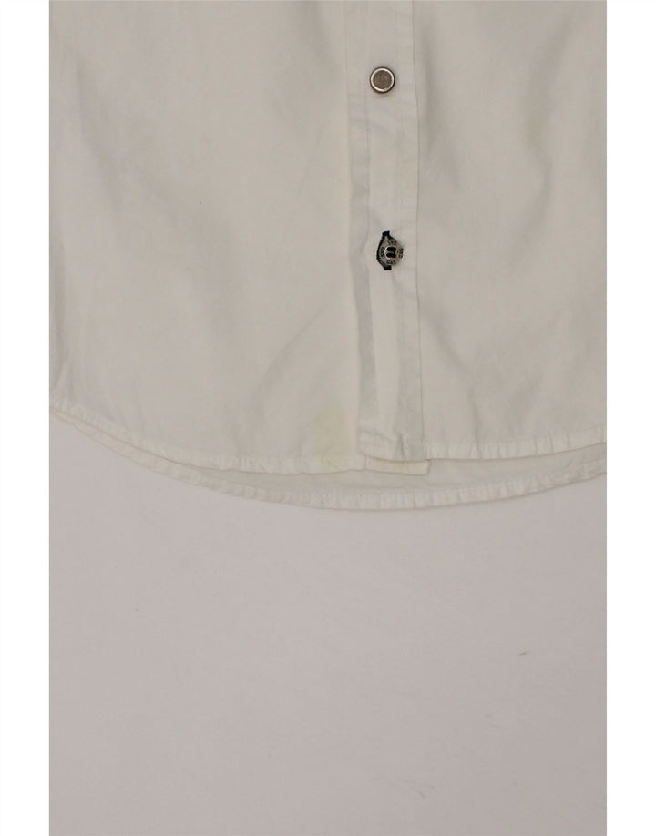 GAS Boys Shirt 5-6 Years White Cotton Vintage Gas and Second-Hand Gas from Messina Hembry 