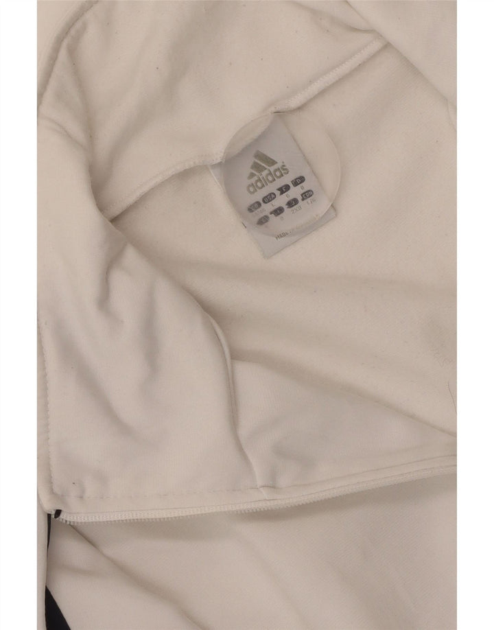 ADIDAS Mens Tracksuit Top Jacket UK 44/46 Grande Branco