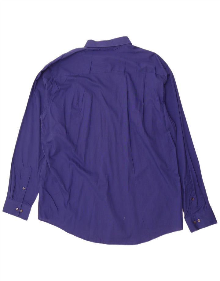 Camisa masculina Calvin Klein tamanho 17 XL azul