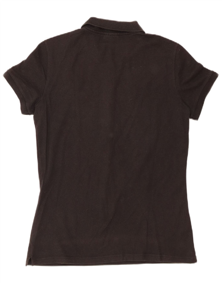Camisa polo feminina Lacoste tamanho 44 grande algodão preto