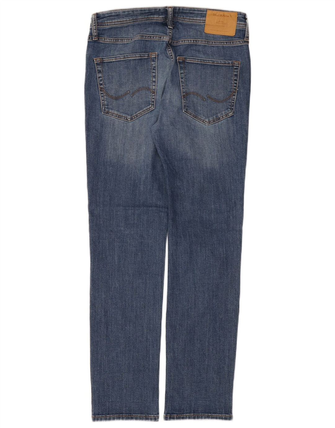 Jeans retos masculinos Jack & Jones W30 L32 algodão azul