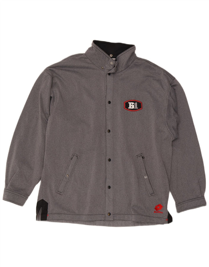 Lotto Mens Treino Top Jacket UK 42/44 XL Cinza Colourblock Poliéster
