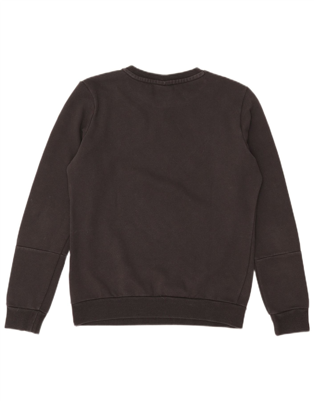 PUMA feminino gráfico moletom jumper UK 10 pequeno preto