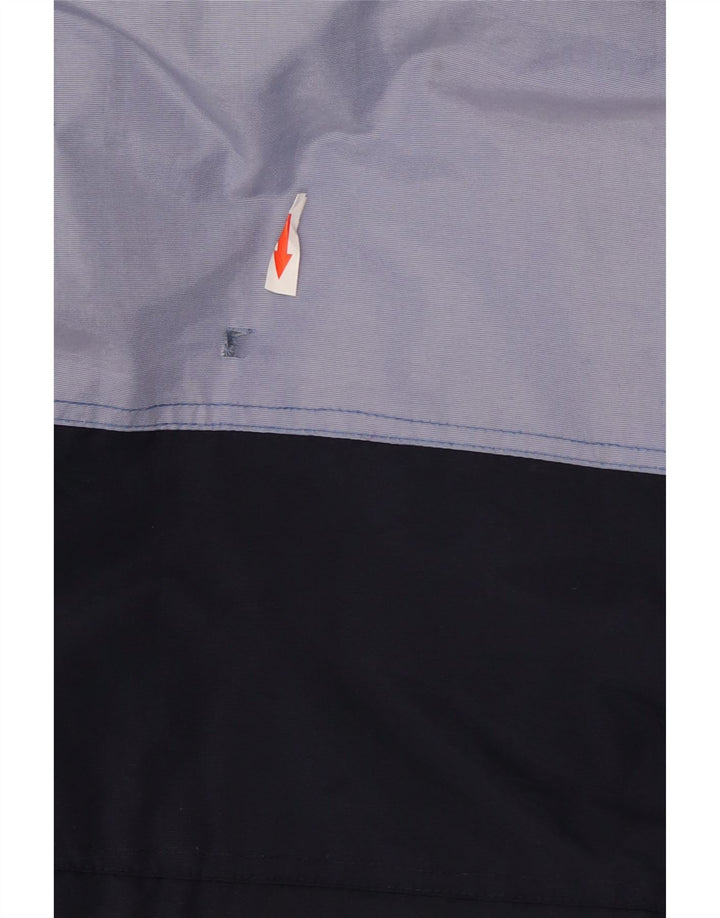 Jaqueta de esqui masculina com capuz Dreamland UK 40 grande bloco colorido azul marinho