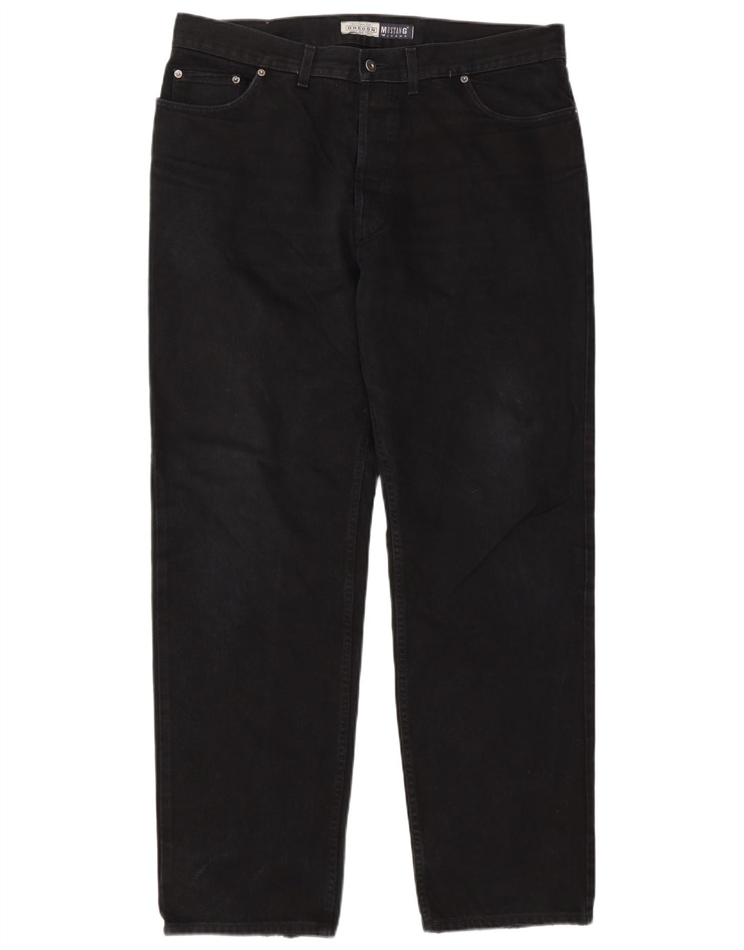 Calça jeans reta Mustang masculina Oregon W38 L34 preta