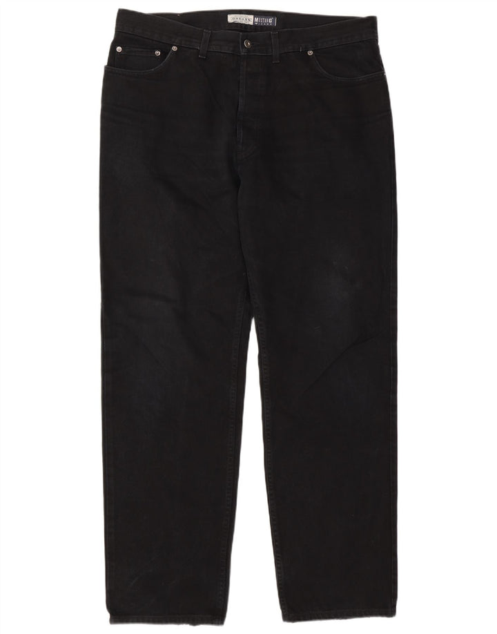 Calça jeans reta Mustang masculina Oregon W38 L34 preta