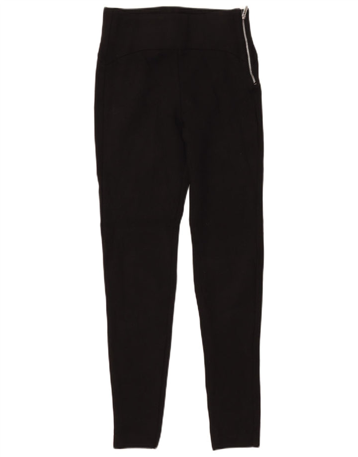 Zara Leggings Mulher UK 6 XS Viscose Preta