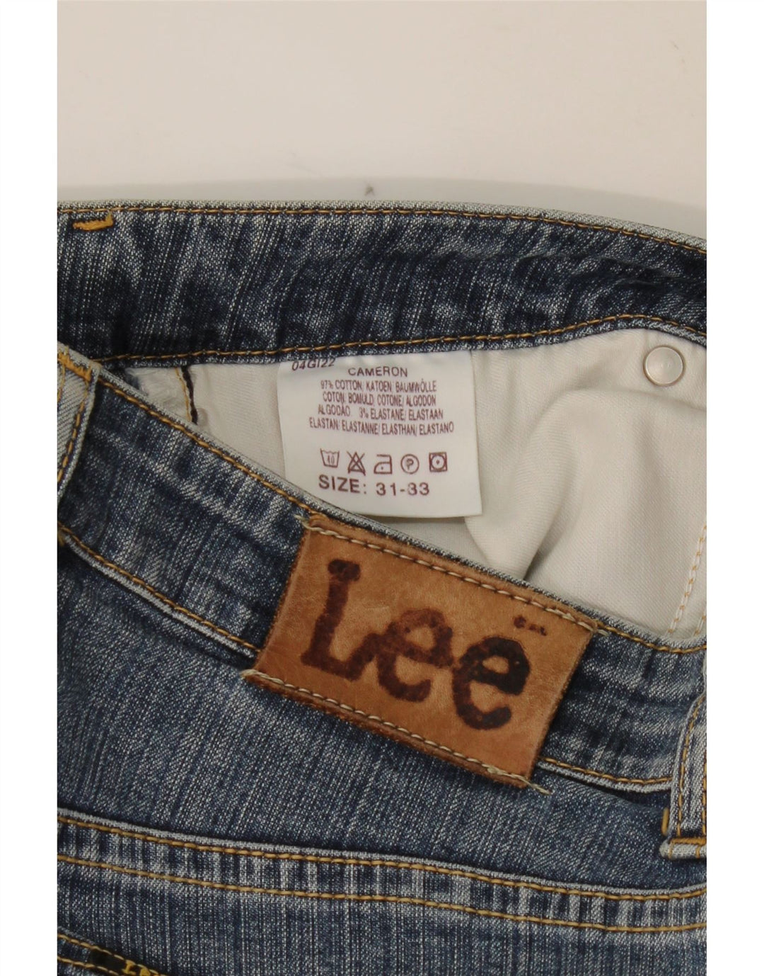 LEVI'S Womens Cameron Straight Jeans W31 L32 Blue Cotton Vintage Levi's and Second-Hand Levi's from Messina Hembry 