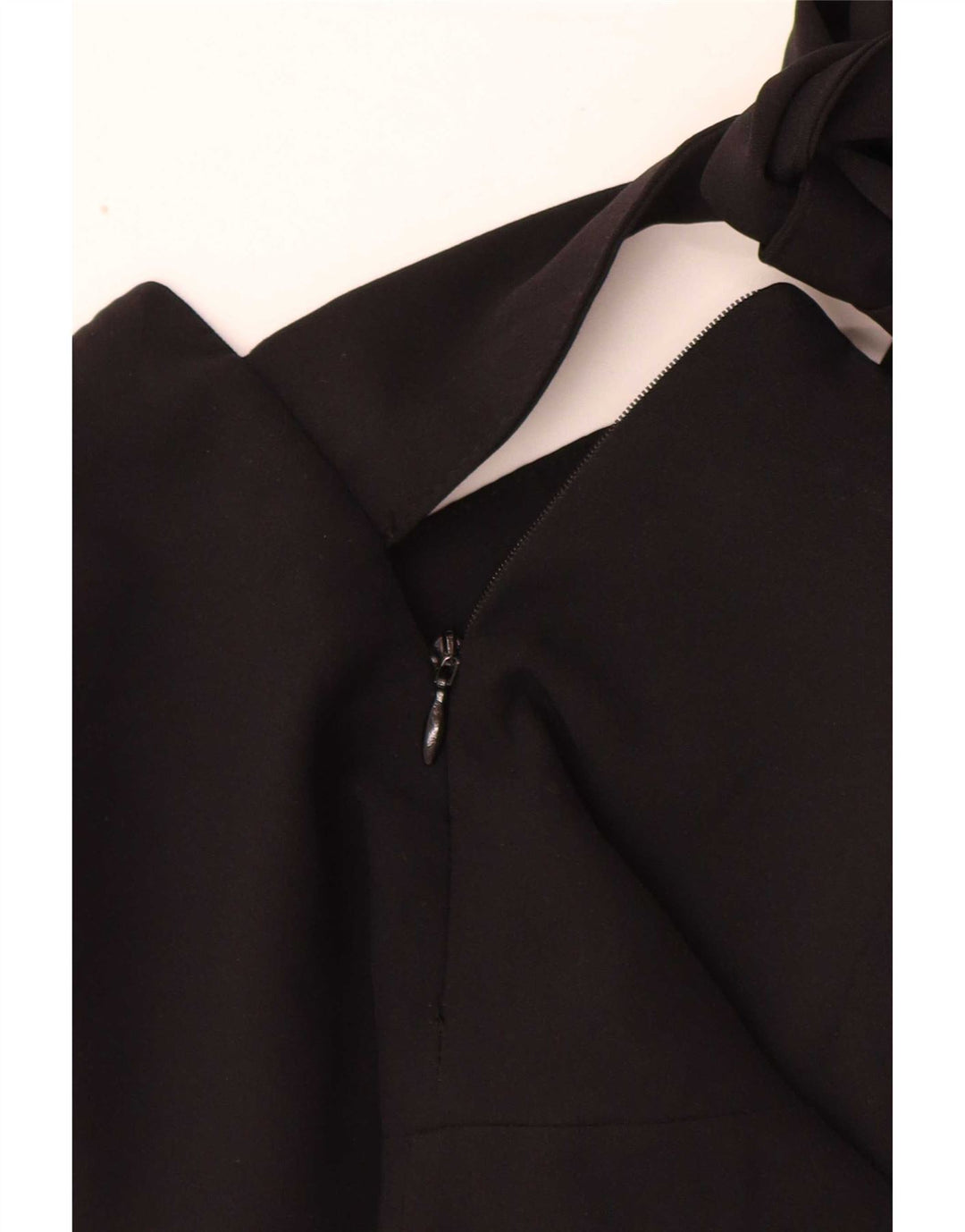 Mini saia feminina Zara pequena W26 algodão preto