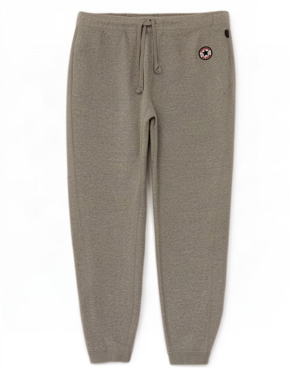Calça de treino feminina Converse Joggers UK 18 XL cinza algodão