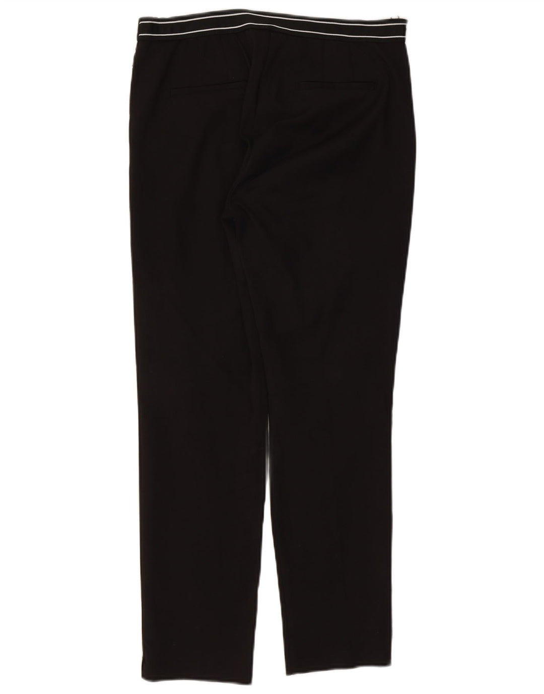 Calça chino reta feminina Zara grande W32 L27 preta