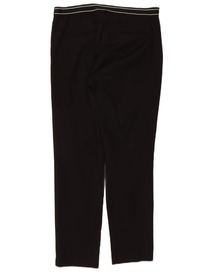 Calça chino reta feminina Zara grande W32 L27 preta