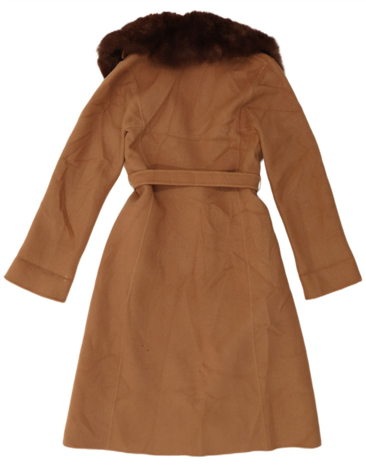 Sobretudo Vintage Feminino UK 6 XS Marrom