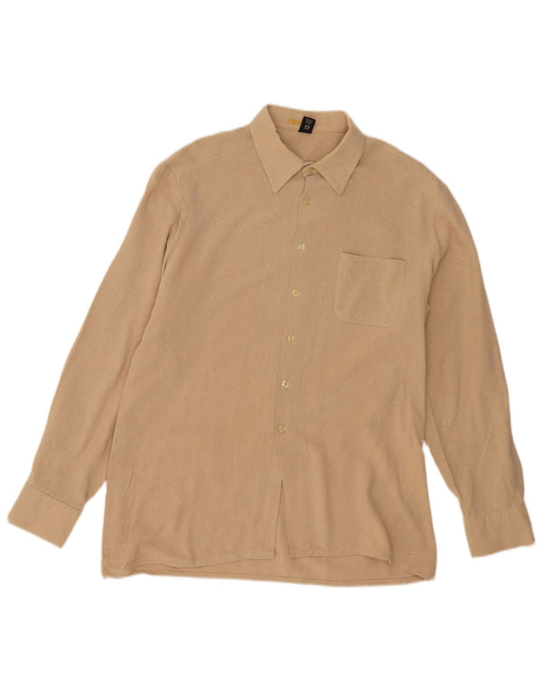 Camisa Vintage Masculina Grande Bege