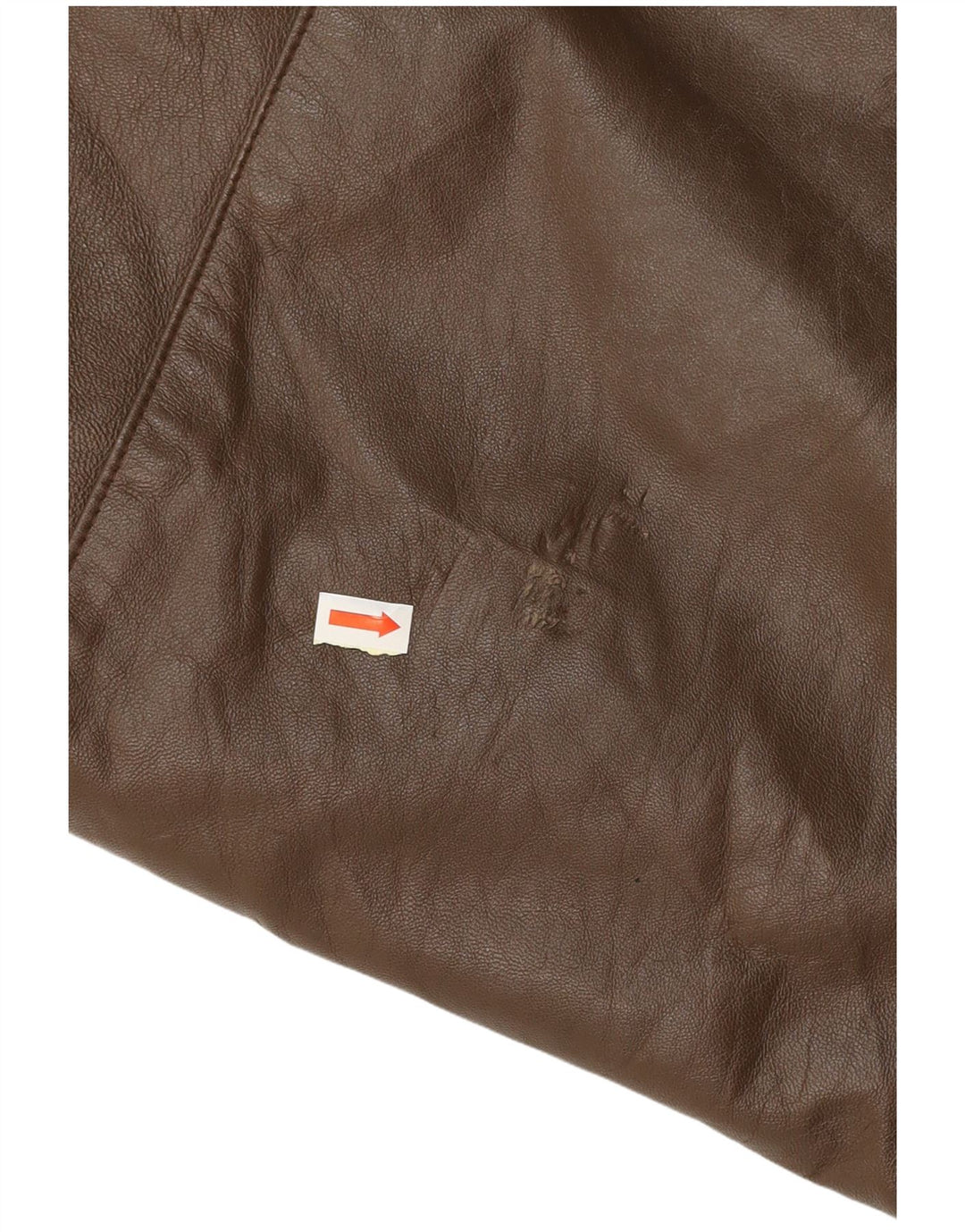 Casaco de couro masculino VINTAGE UK 38 marrom médio