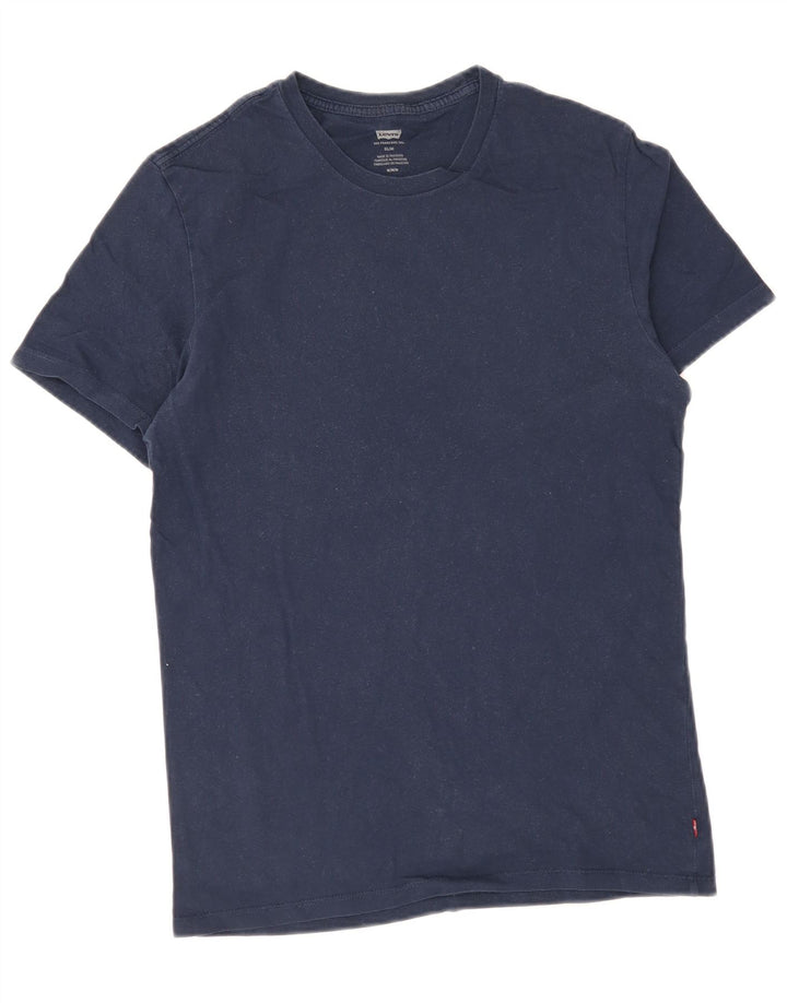 Camiseta masculina Levi's Slim Fit Top Médio Azul Marinho