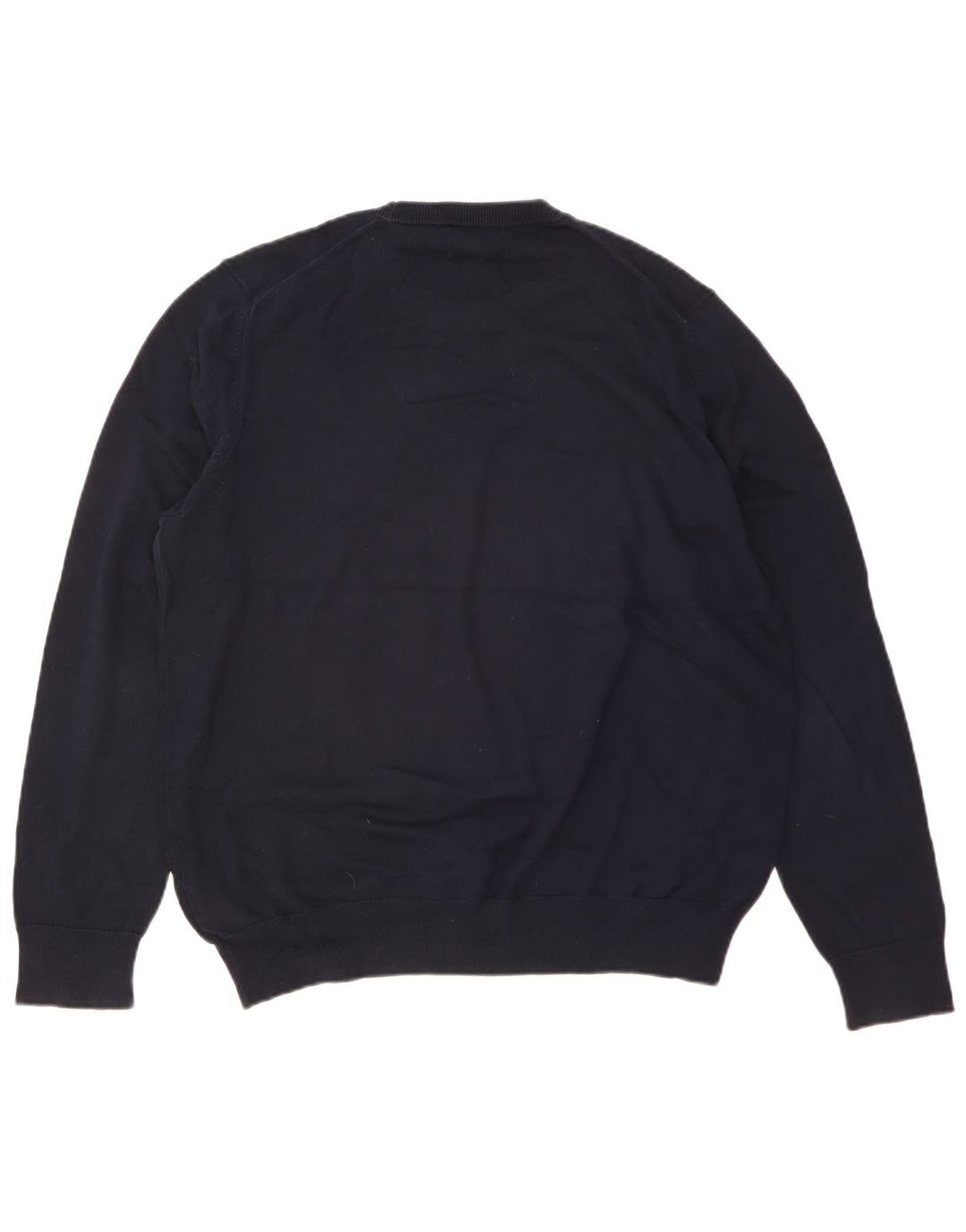 Suéter masculino Marks & Spencer com gola redonda XL algodão azul marinho