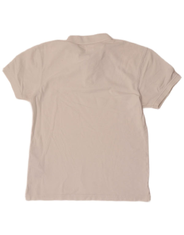 Camisa polo masculina Levi's de algodão branco médio