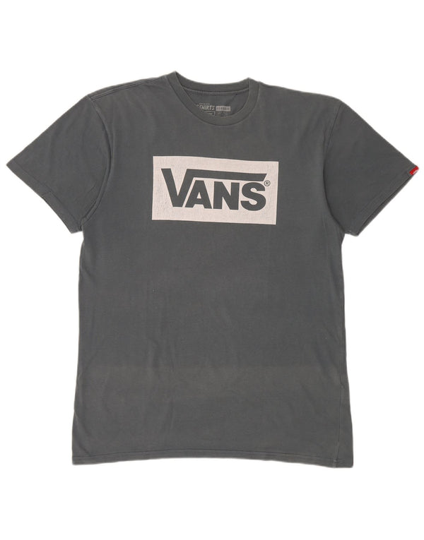 Camiseta Vans Masculina Classic Graphic Top Grande Cinza