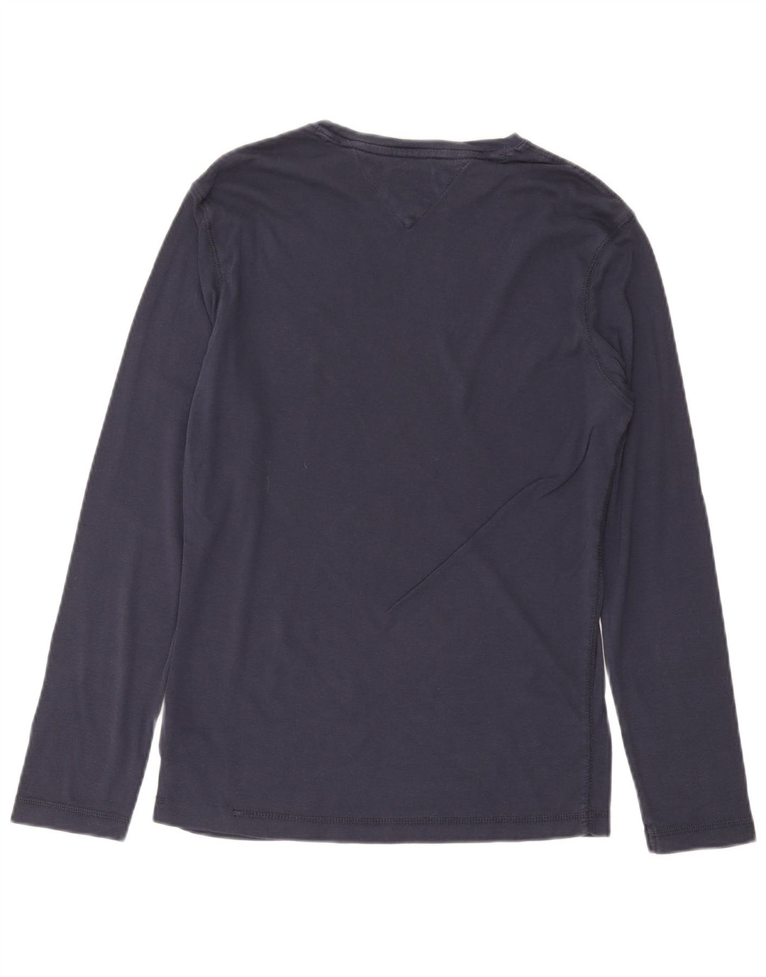 Top masculino TOMMY HILFIGER manga comprida médio algodão azul marinho