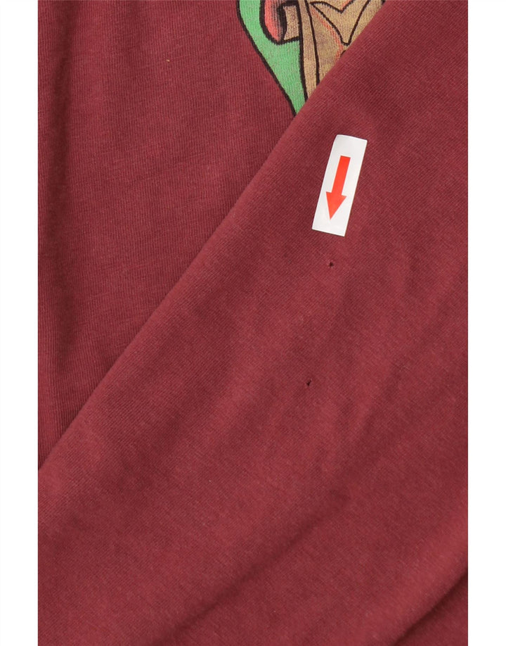 Camiseta gráfica masculina WEIRD FISH Top 4XL algodão vermelho