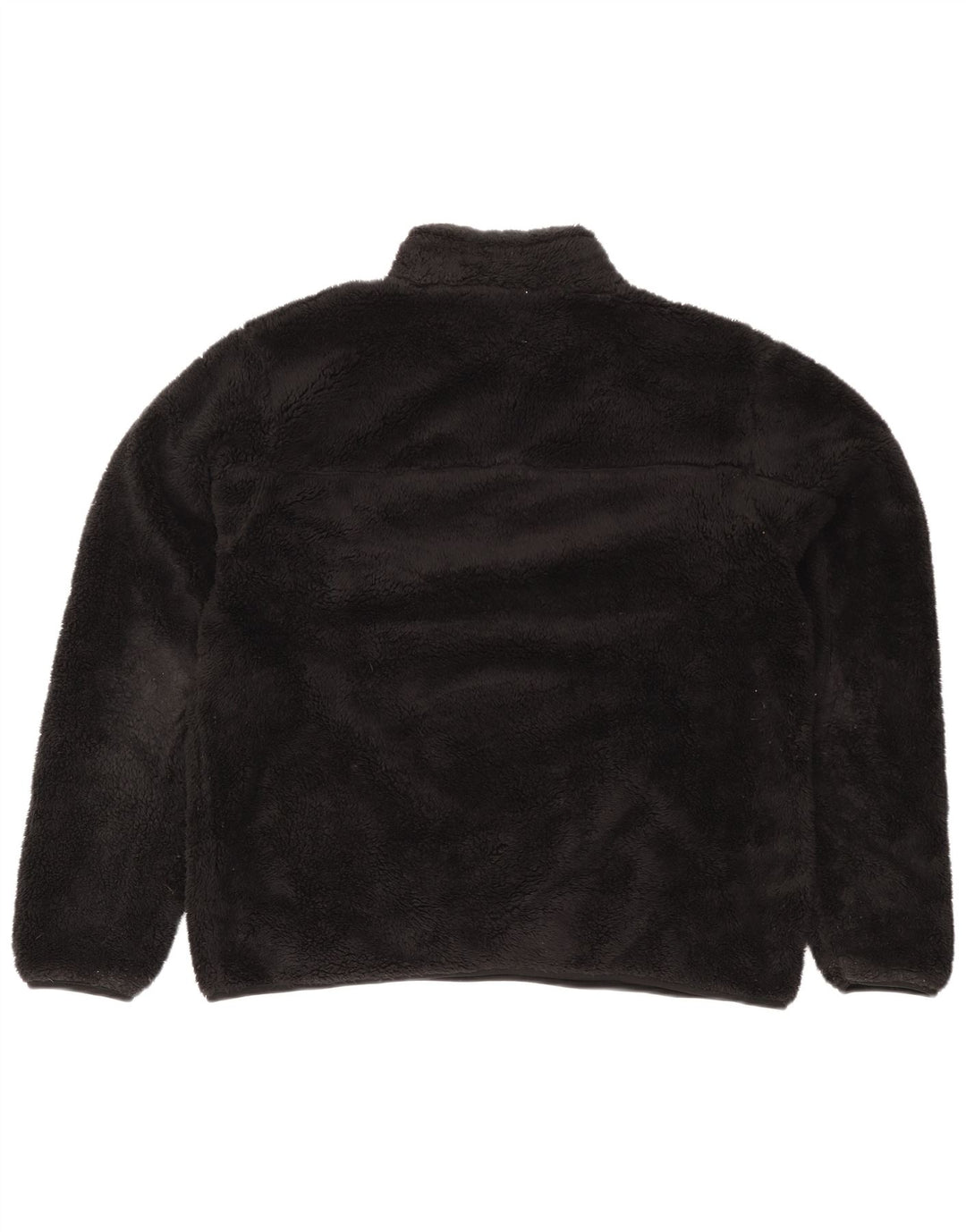Mountain Warehouse Mens Zip Neck Fleece Jumper XL Poliéster Preto