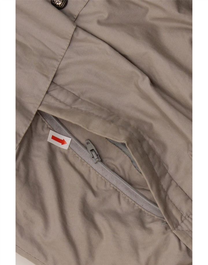 Jaqueta masculina Skila acolchoada com capuz EU 50 grande algodão cinza