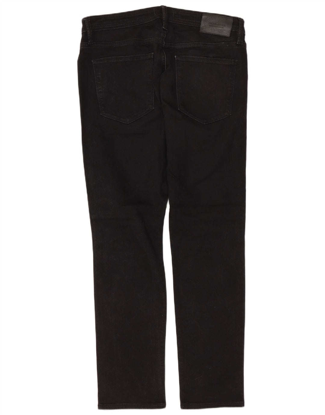 JACK & JONES Masculino GLENN Slim Jeans W32 L30 Algodão Preto