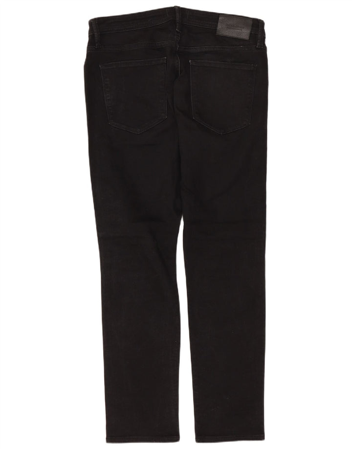 JACK & JONES Masculino GLENN Slim Jeans W32 L30 Algodão Preto