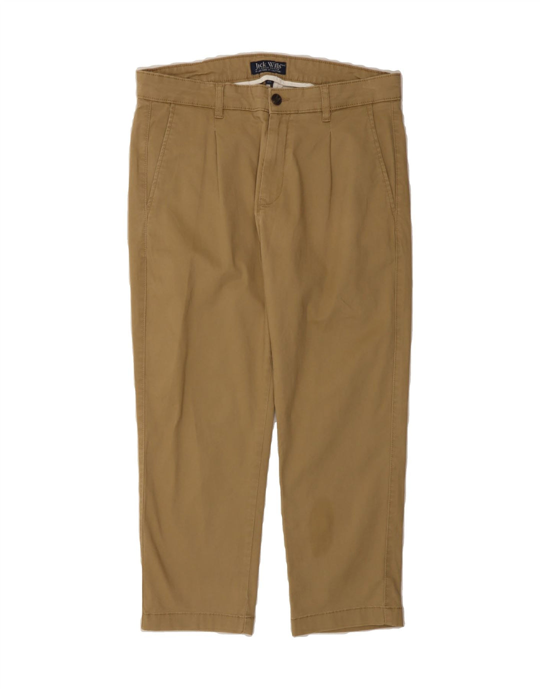 JACK WILLS Mens Pegged Chino Trousers W32 L26 Beige Cotton Vintage Jack Wills and Second-Hand Jack Wills from Messina Hembry 