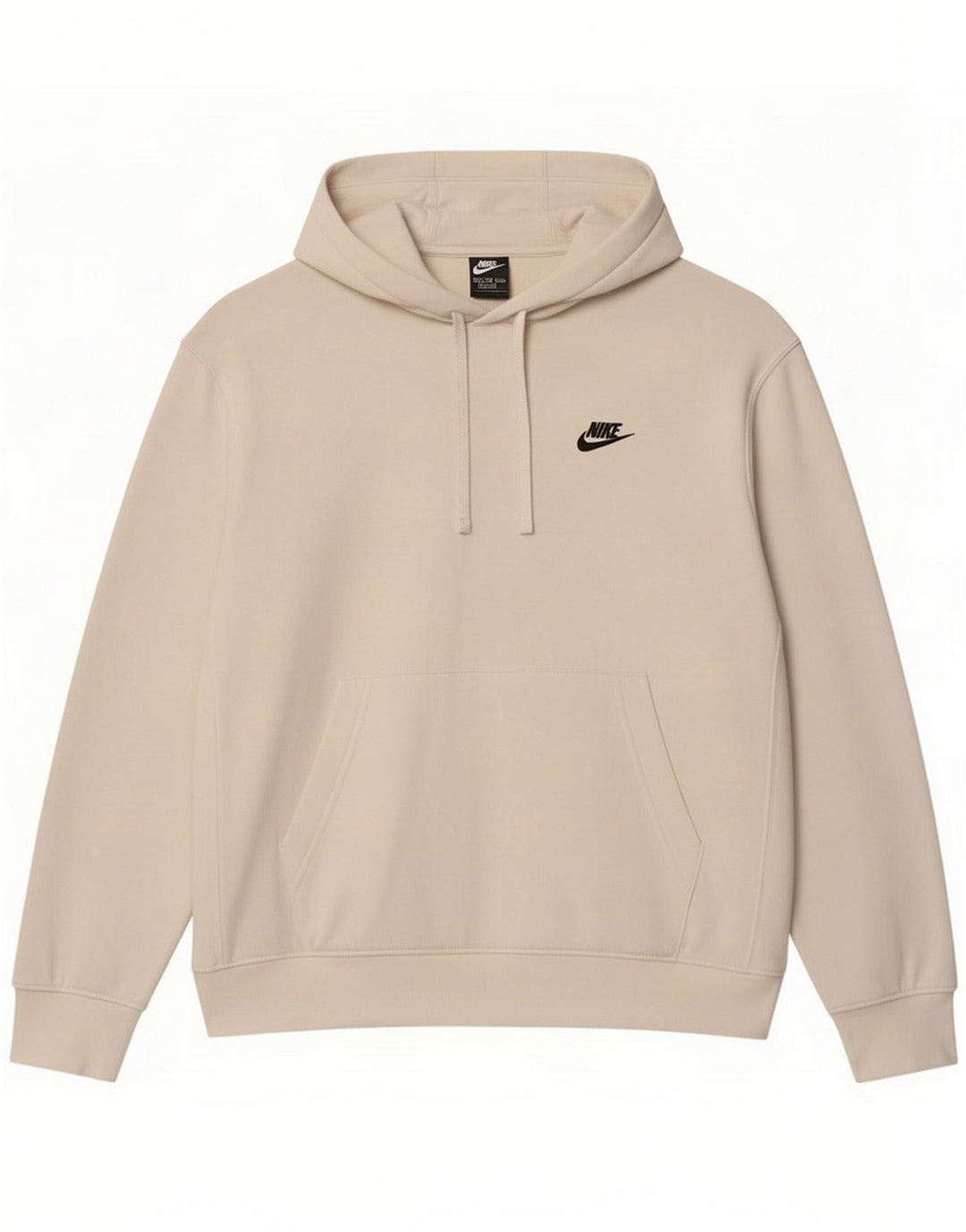 Nike Mens Oversized Hoodie Jumper Médio Algodão Branco