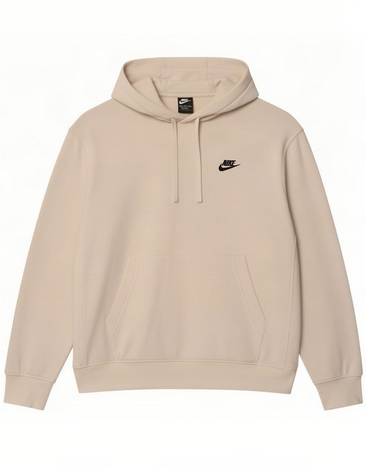Nike Mens Oversized Hoodie Jumper Médio Algodão Branco
