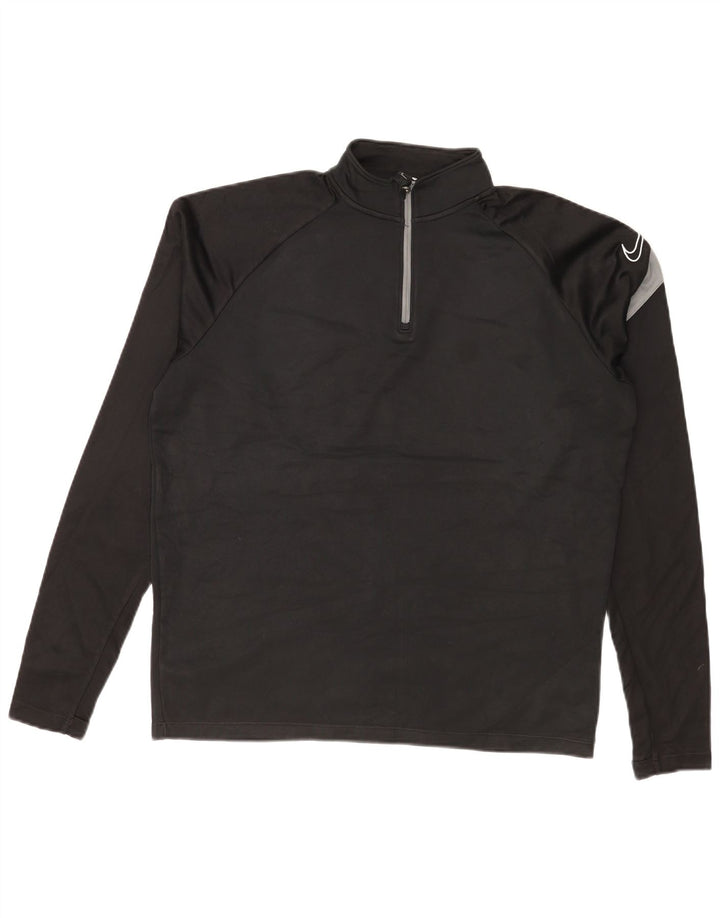 Moletom Nike Masculino Dri Fit Graphic Jumper Médio Preto Colorblock