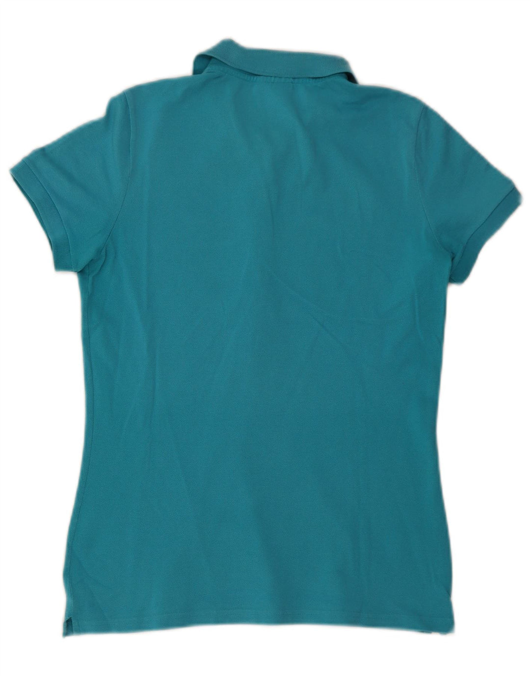 Camisa polo feminina Lacoste tamanho 44 grande algodão azul