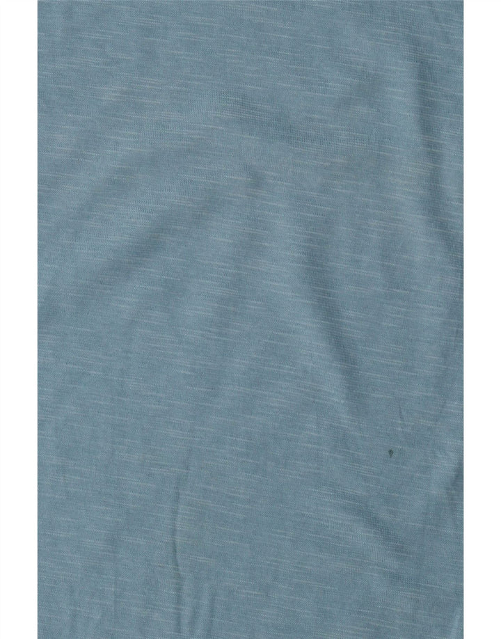 Camiseta feminina gráfica Benetton UK 14 azul médio