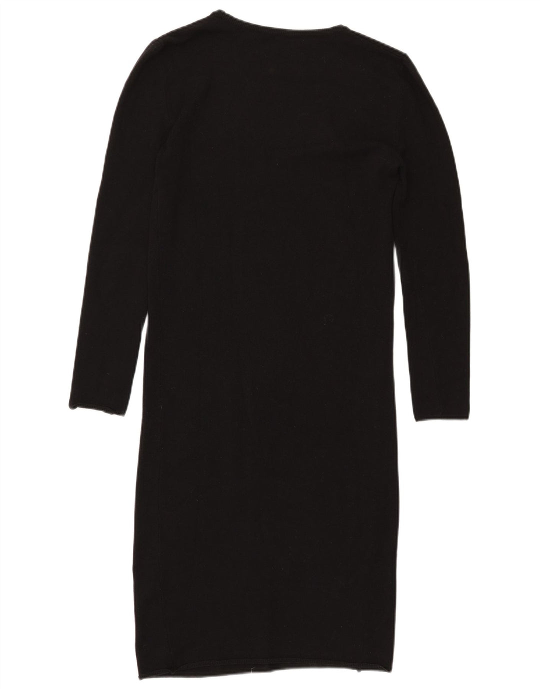 Vestido jumper feminino Zara de manga comprida Reino Unido 12 médio preto