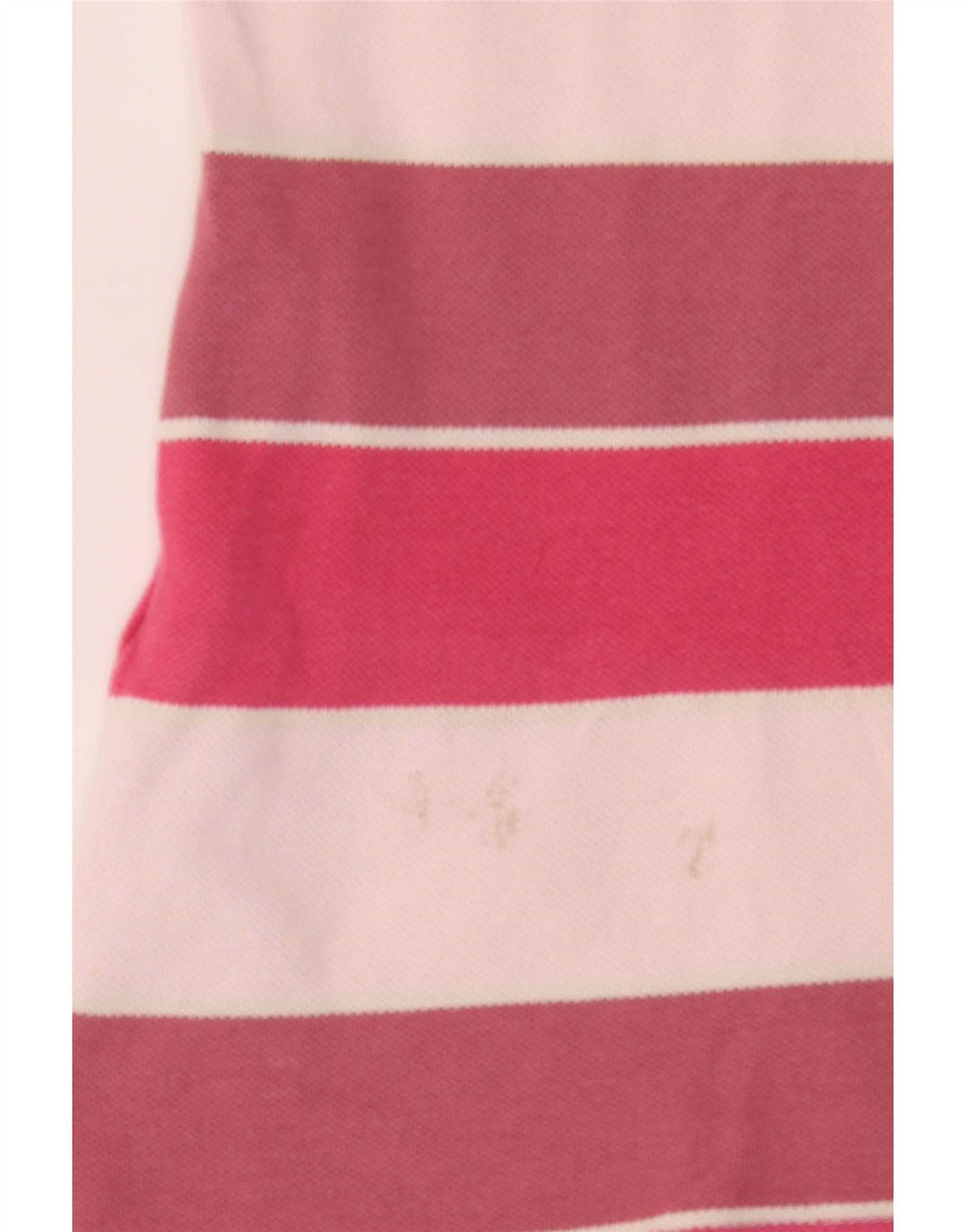 Camisa polo feminina Lacoste tamanho 46 XL algodão listrado multicolorido