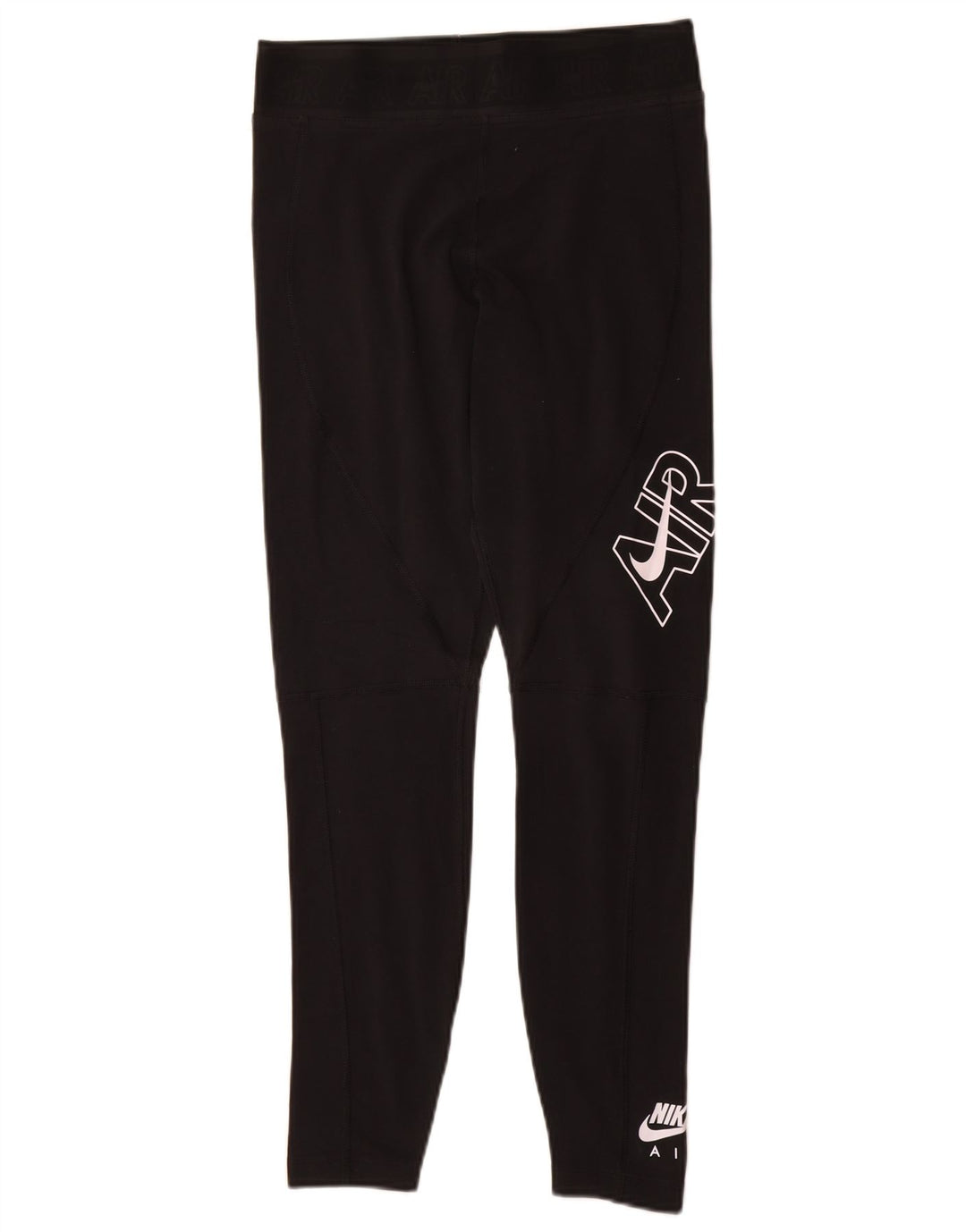 Leggings Nike Femininas Graphic UK 12 Médio Algodão Preto