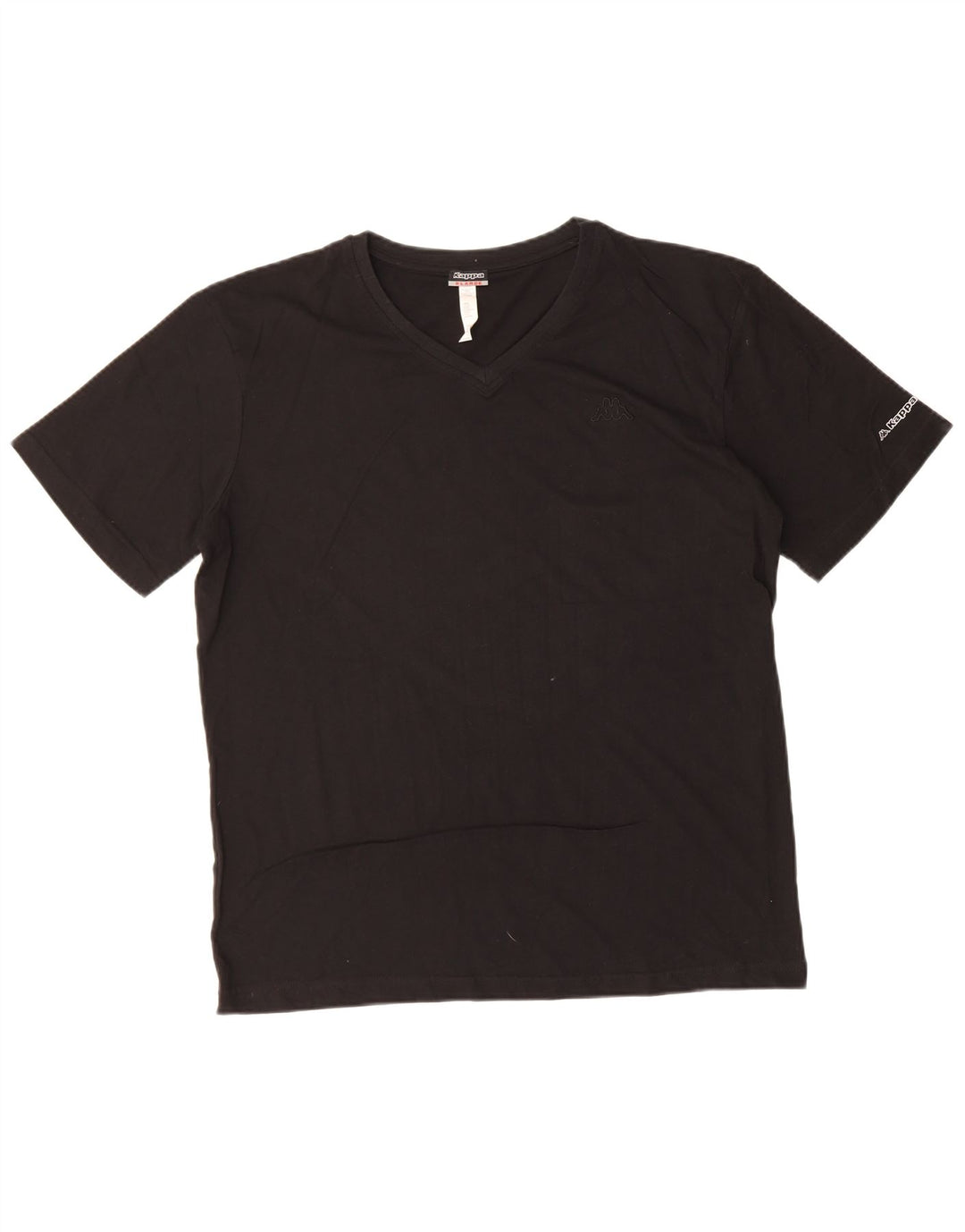 Camiseta masculina KAPPA Top XL algodão preto