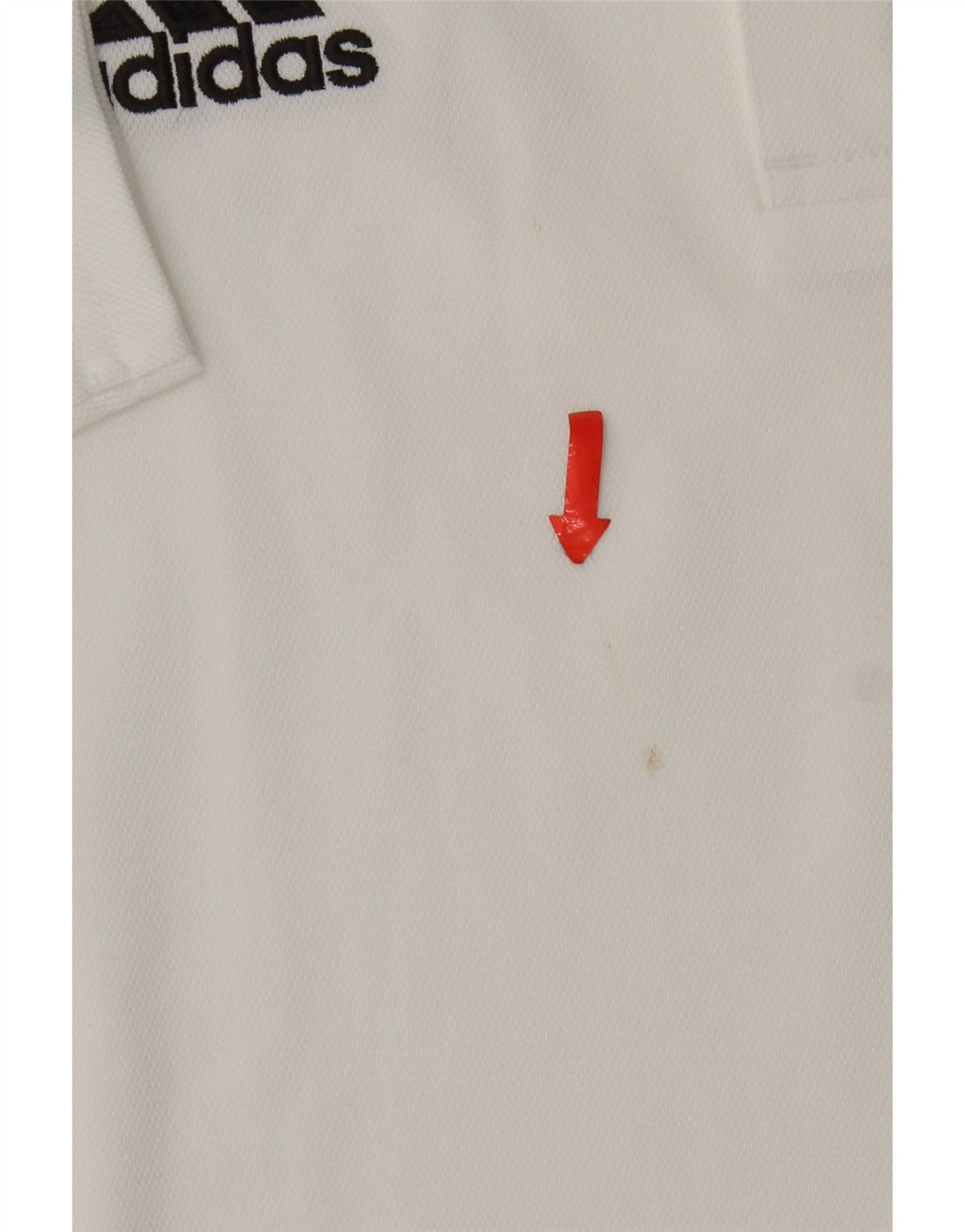 Camisa polo masculina Adidas Climalite grande poliéster branco