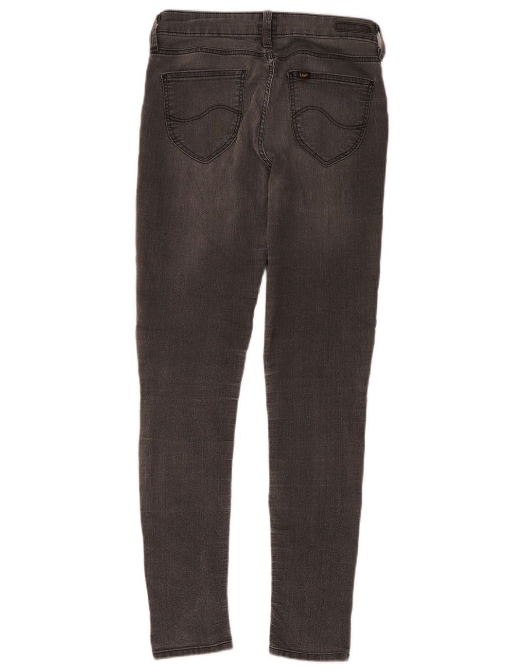 Calça jeans skinny feminina Lee W30 L33 algodão cinza