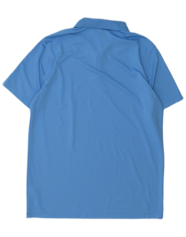 Camisa polo masculina Nike Dri Fit Standard grande azul poliéster