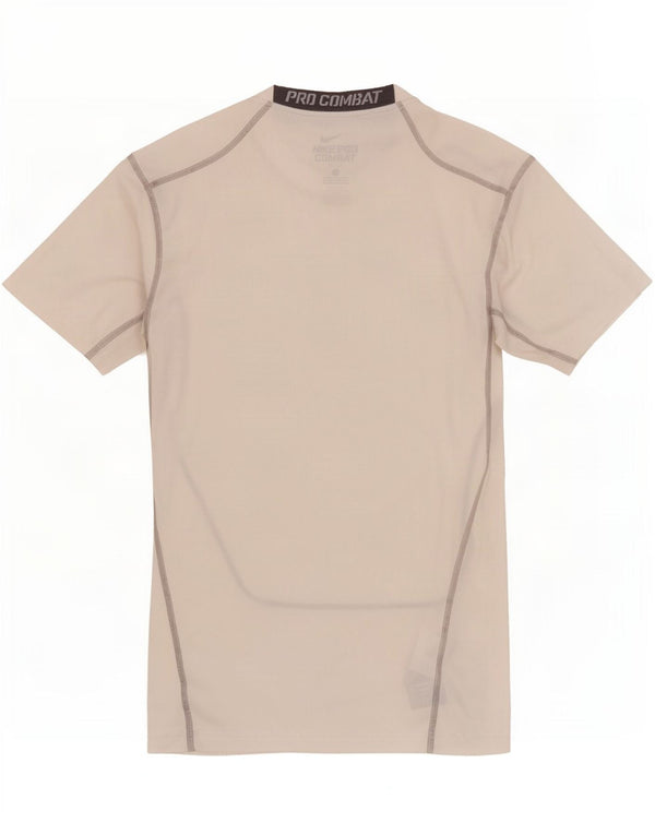 Camiseta feminina Nike Dri Fit Top UK 14 grande poliéster branco