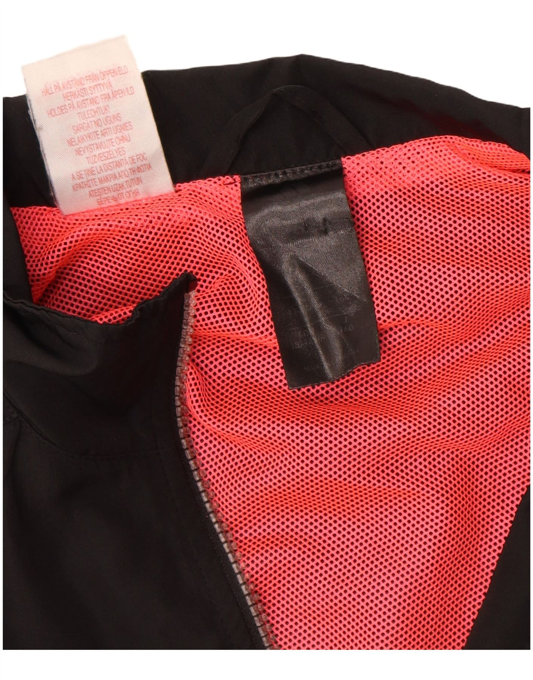 Adidas Girls MESSI Graphic Tracksuit Top Jacket 13-14 Anos Preto Poliéster
