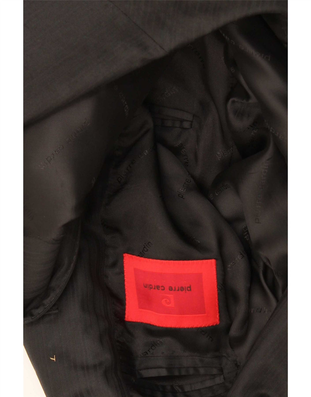 Blazer Masculino Pierre Cardin, 2 Botões, Tamanho UK 38 Médio, Preto Clássico