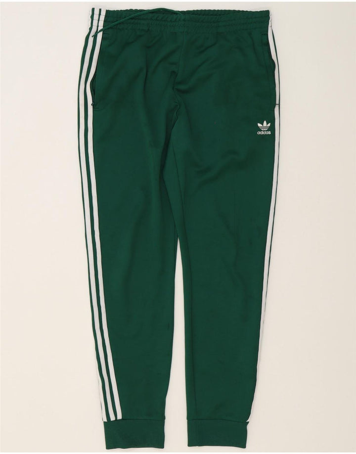 Adidas Mens Treino Calças Joggers Grande Poliéster Verde