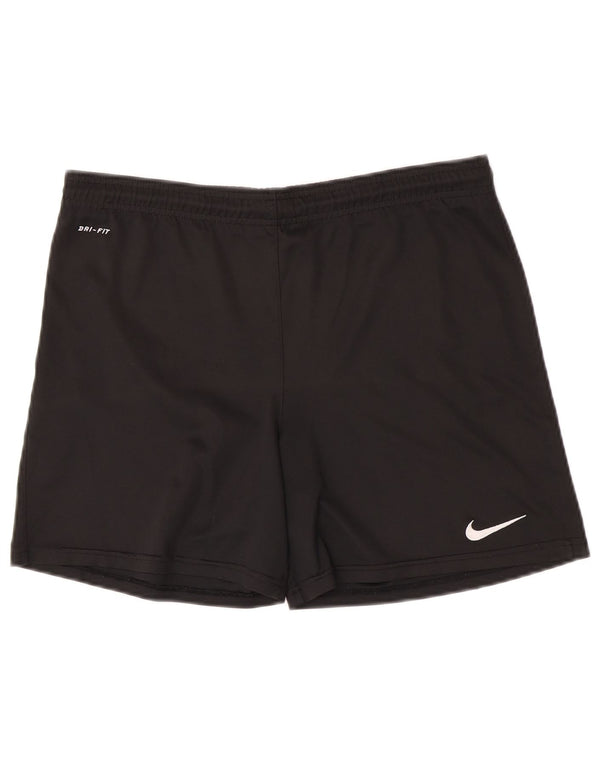 Shorts esportivos Nike Boys Dri Fit 13-14 anos XL preto poliéster