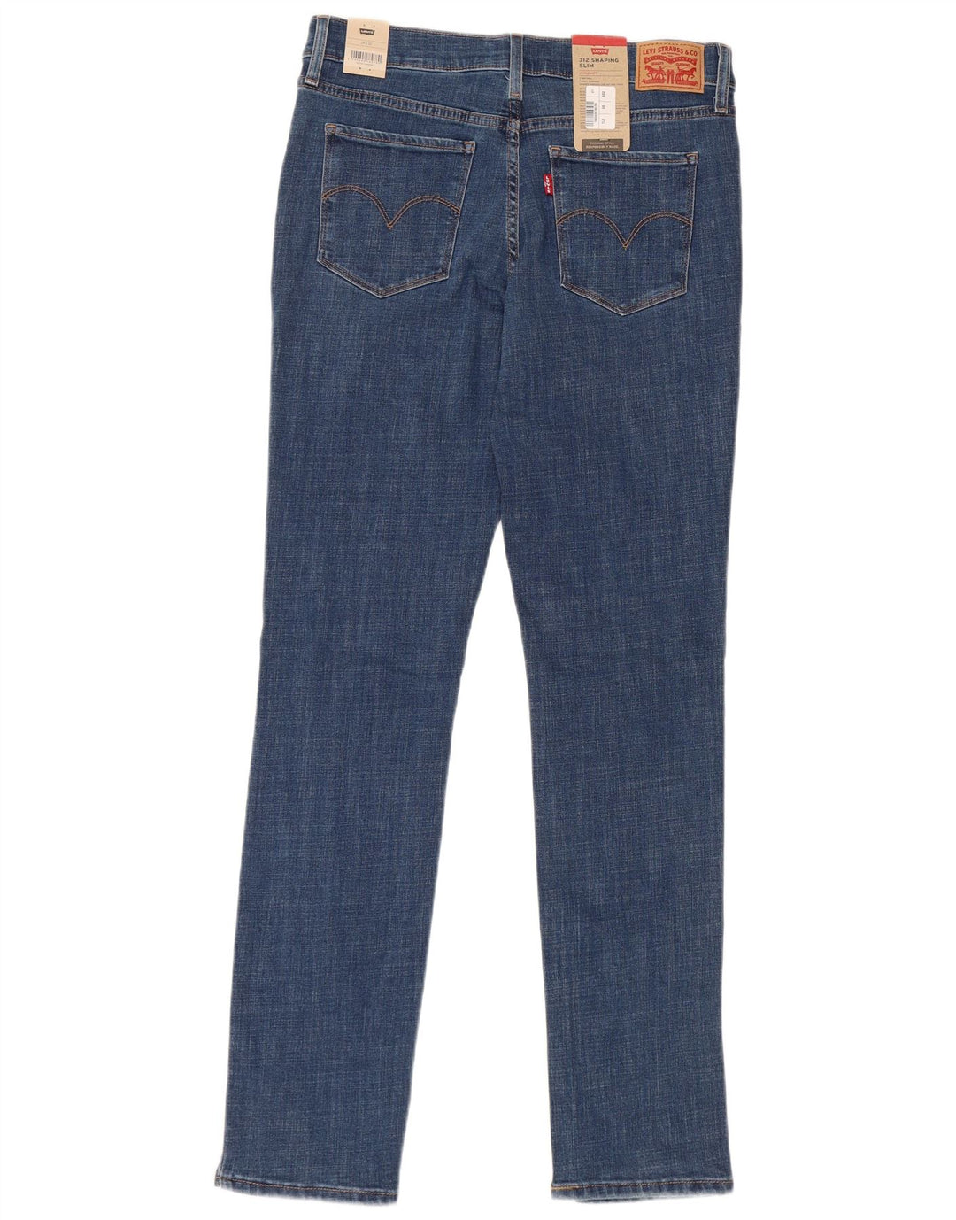 Calça jeans feminina Levi's 312 Shaping Slim W29 L32 azul algodão