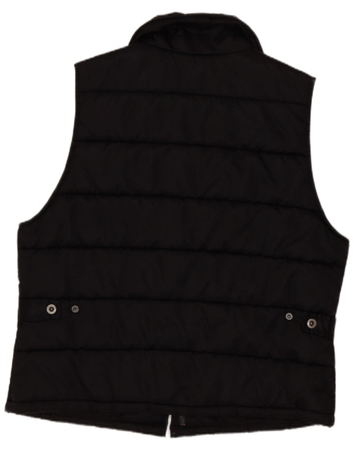 Colete acolchoado feminino Fusion UK 18 XL preto nylon
