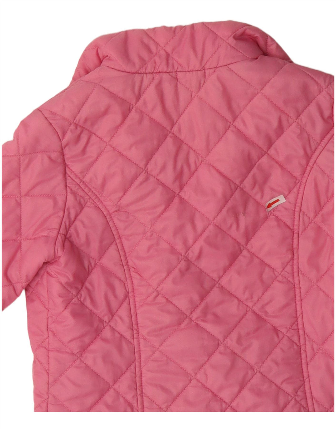 Jaqueta acolchoada feminina BENETTON UK 8 pequena rosa